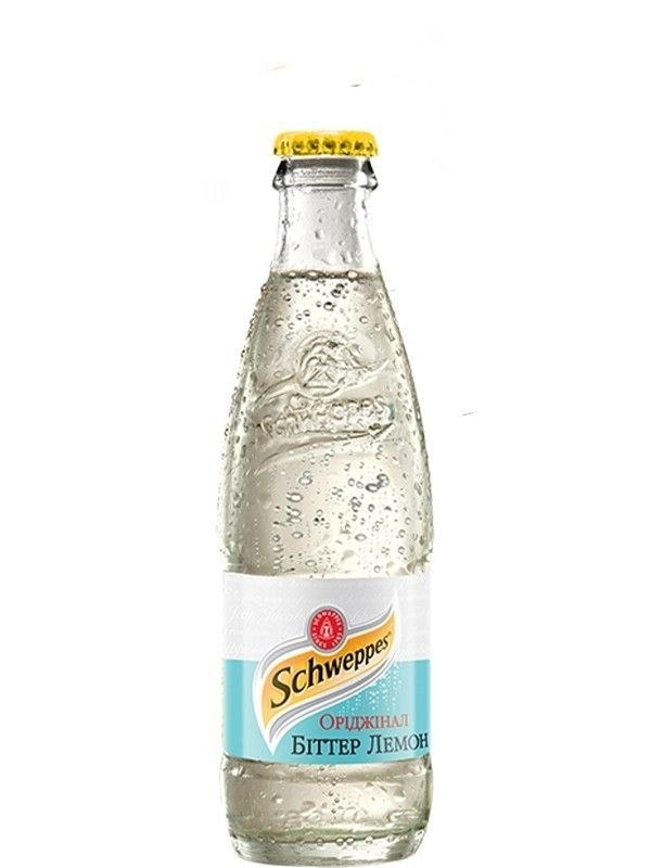 Напій сильногаз. Schweppes Original Bitter Lemon 0.25 л скло